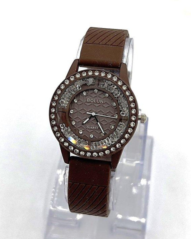WHL Round Stone Women's Watch