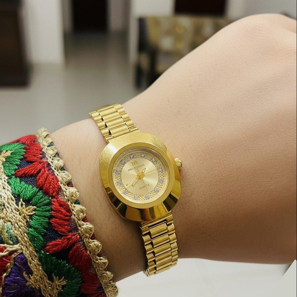 WHL Round Bezel Women's Watch