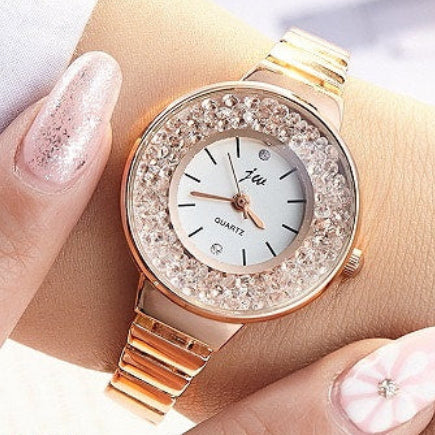 WHL Round Chain Step Women's Watch