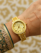 WHL Round Stone Dial Women's Watch