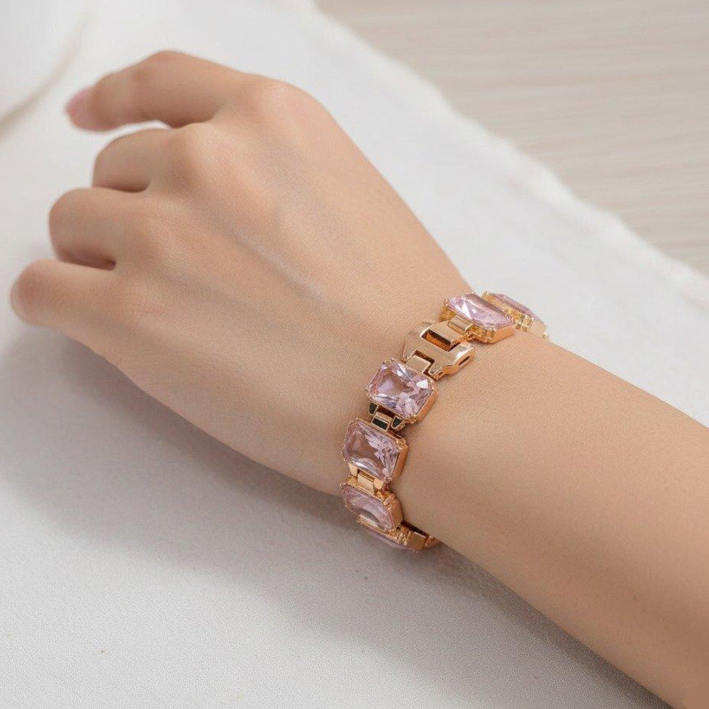 WHL Round Stone Women's Watch