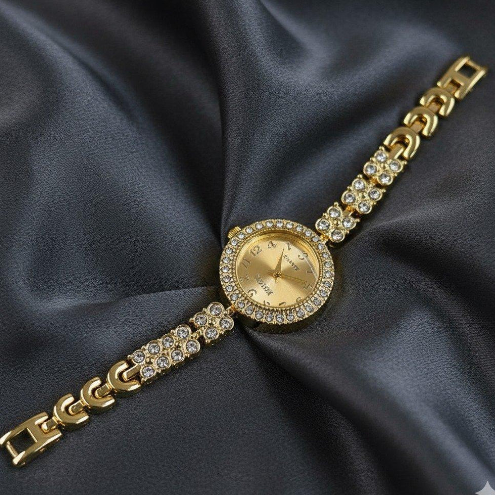 WHL Rhinestone Studded Women's Watch