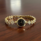 WHL Round Dazzling Link Women's Watch