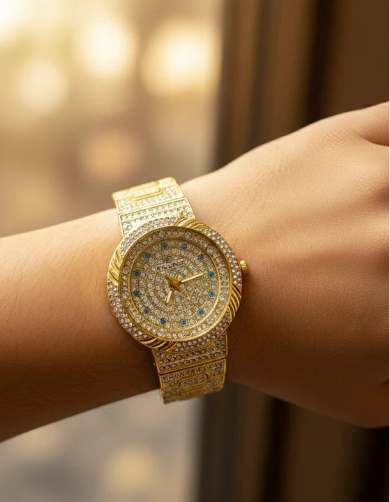 WHL Double Round Bezel Women's Watch
