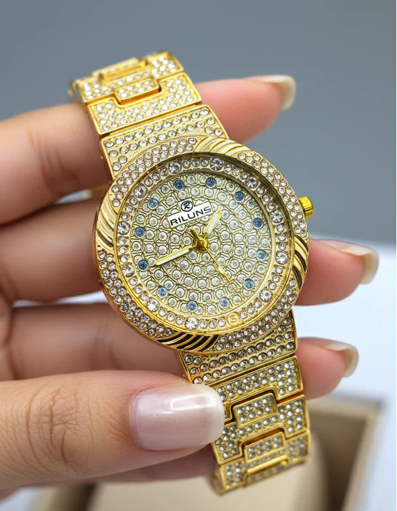 WHL Double Round Bezel Women's Watch