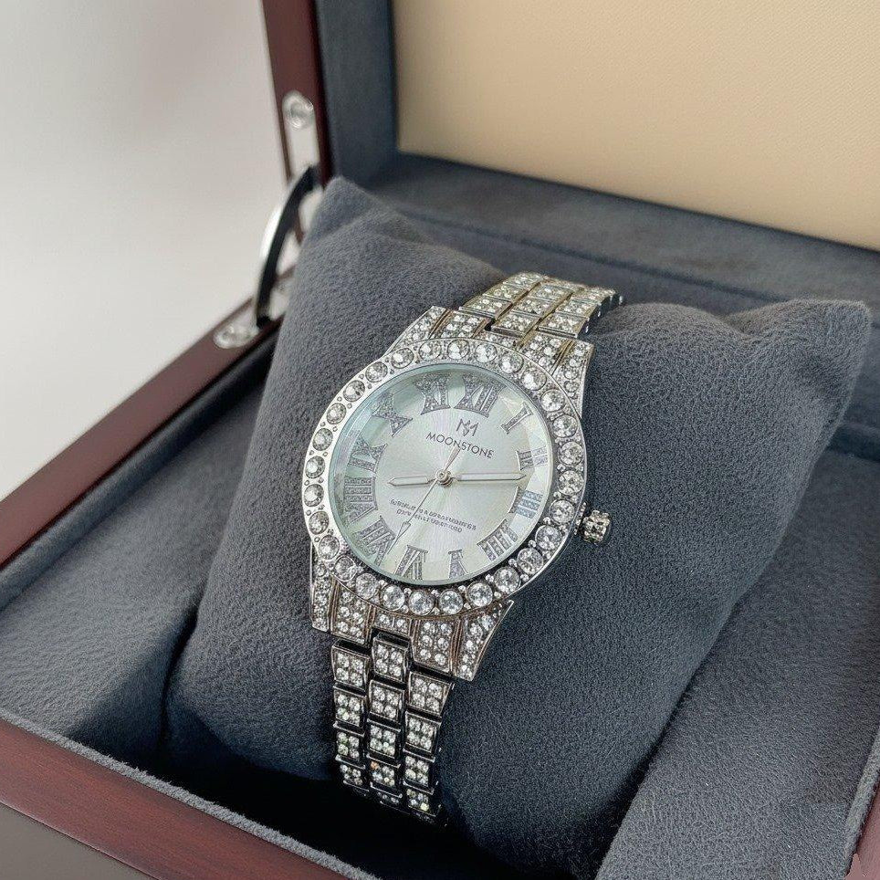 WHL Round Stone Dial Women's Watch