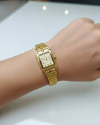 WHL Rectangle Champagne Dial Women's Watch