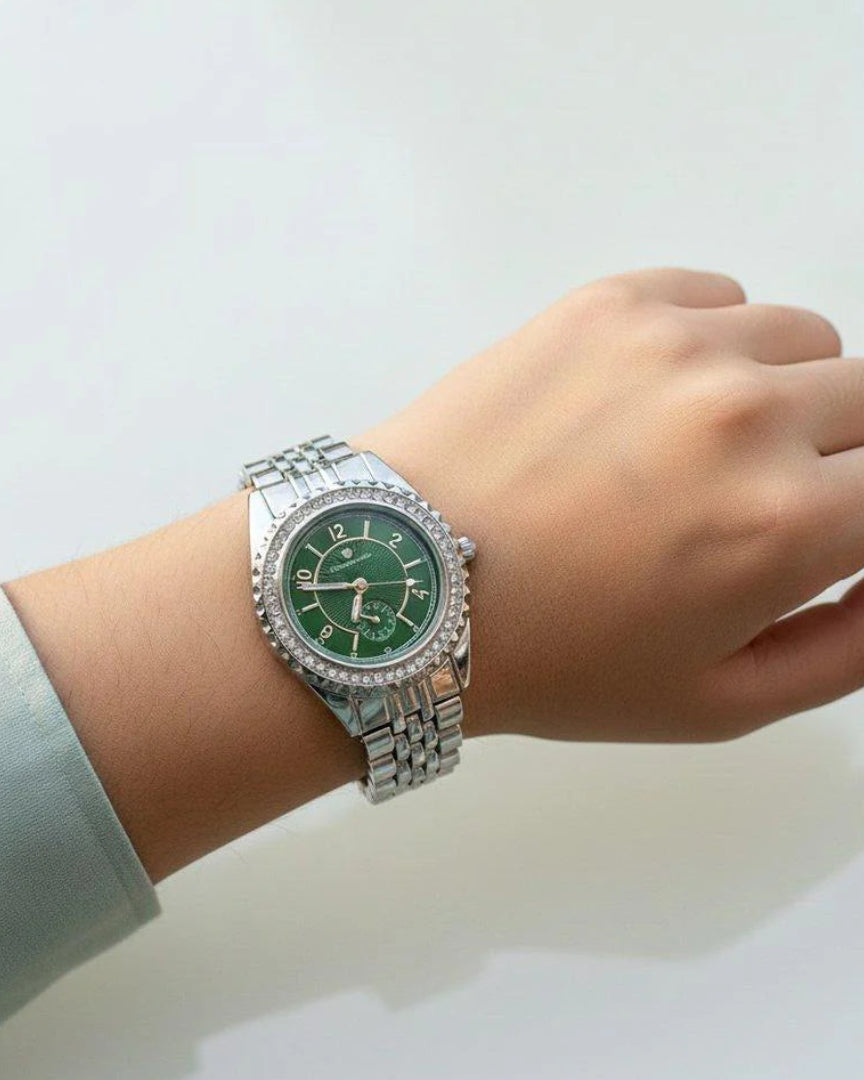 WHL Round Numbers Dial Women's Watch