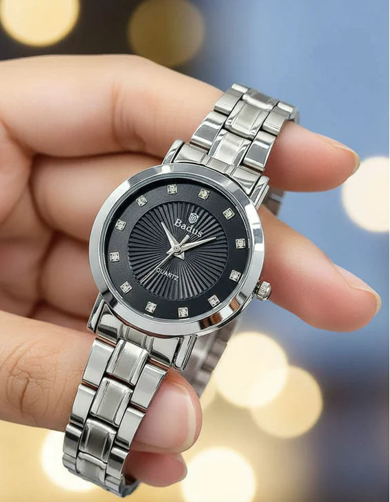 WHL Round Stone Dial Women's Watch
