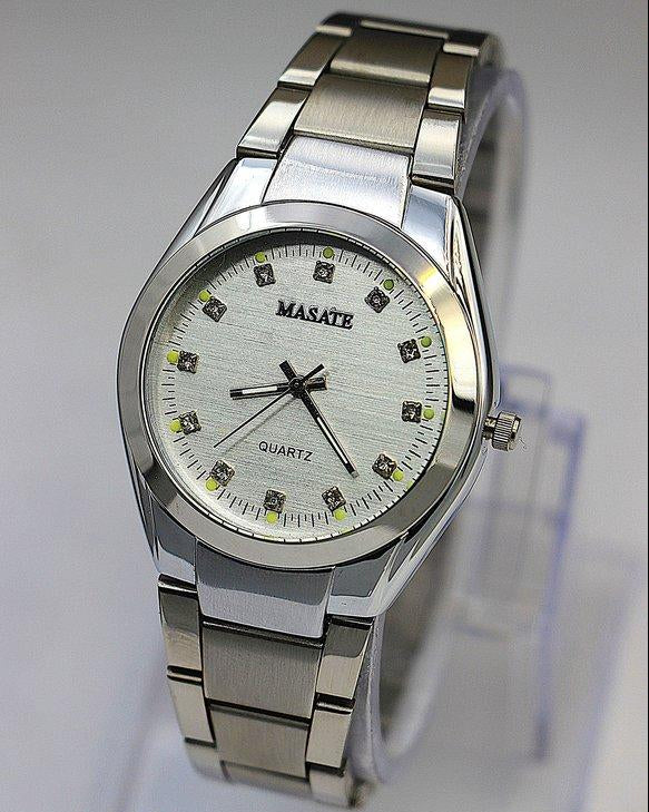 Round Stone Dial Women's Watch