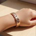 WHL Round Stone Bracelet Women's Watch