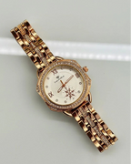 WHL Round Rhinestone Women's Watch