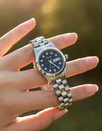 WHL Round Stone Dial Women's Watch