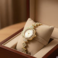 WHL Flower Shaped Bezel Women's Watch