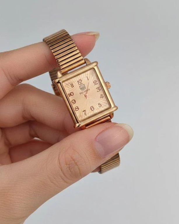 WHL Square Flower Shafal Chain Women's Watch