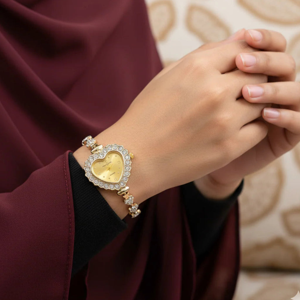 WHL Adjustable Heart Dial Women's Watch