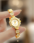 WHL Round Stone Dial Women's Watch
