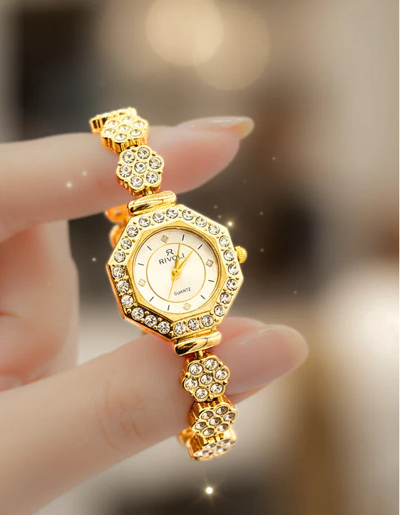 WHL Round Stone Dial Women's Watch
