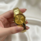 WHL Round Stone Dial Women's Watch
