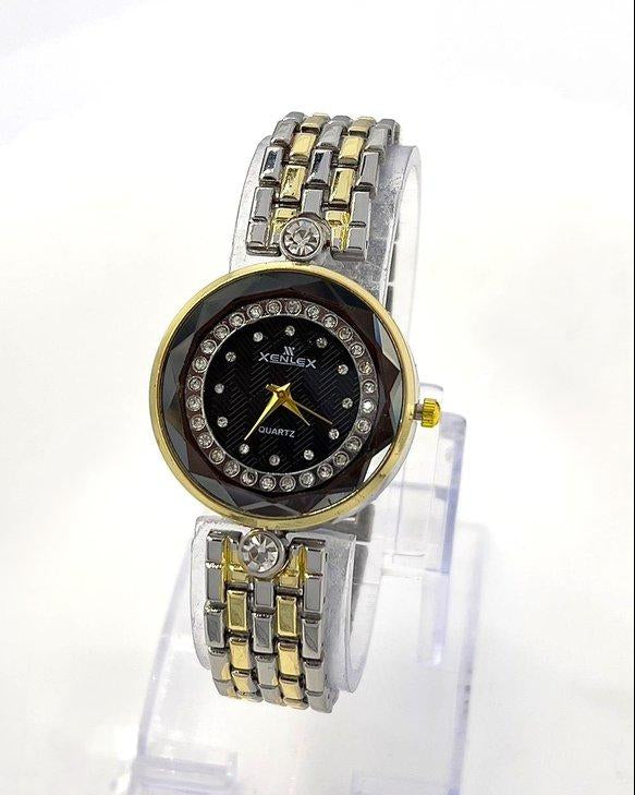 WHL Round Stone Dial Women's Watch