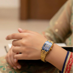 WHL Rectangle Blue Dial Women's Watch