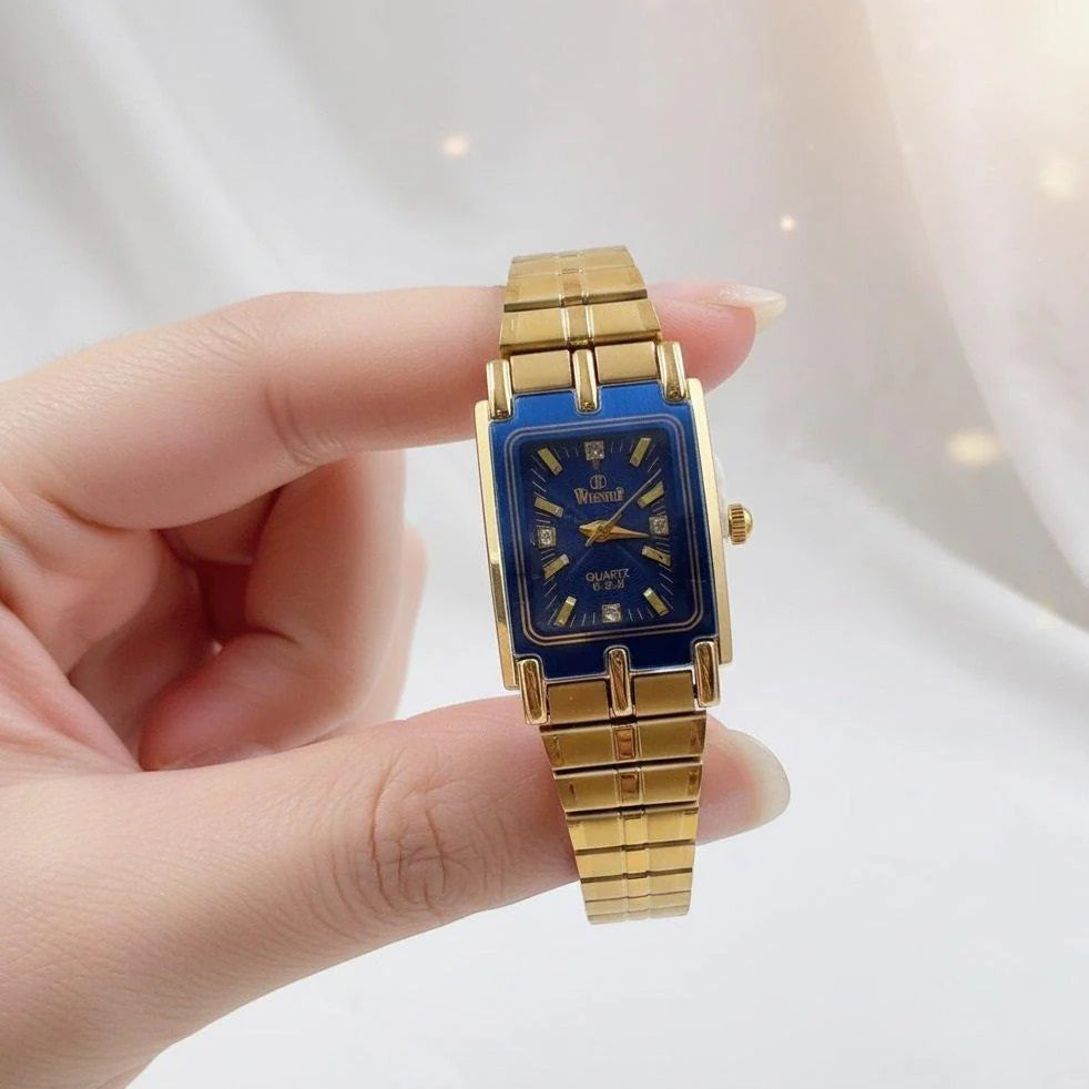 WHL Rectangle Blue Dial Women's Watch