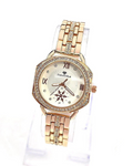 WHL Round Rhinestone Women's Watch