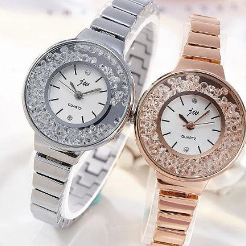 WHL Round Chain Step Women's Watch