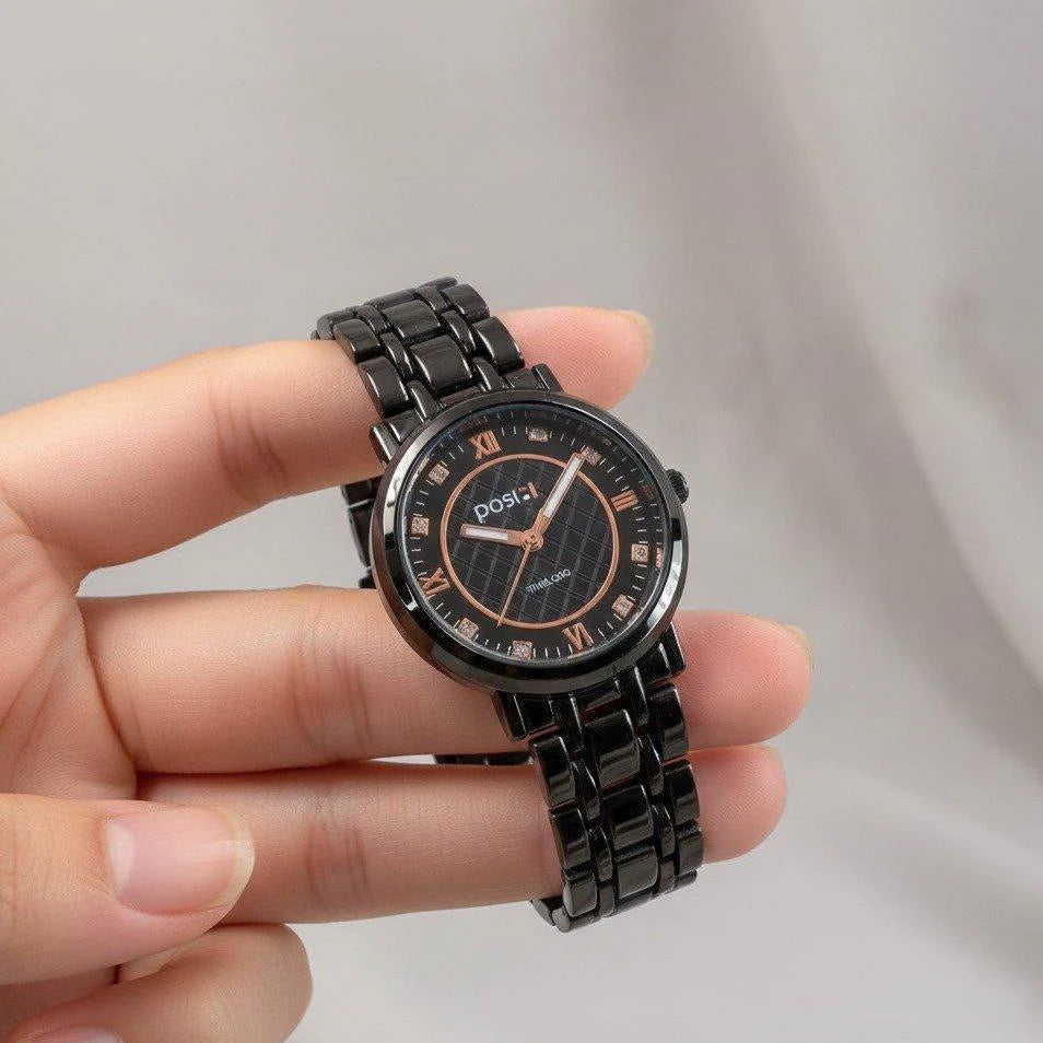 Round Dial Stone Women's Watch