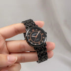 Round Dial Stone Women's Watch