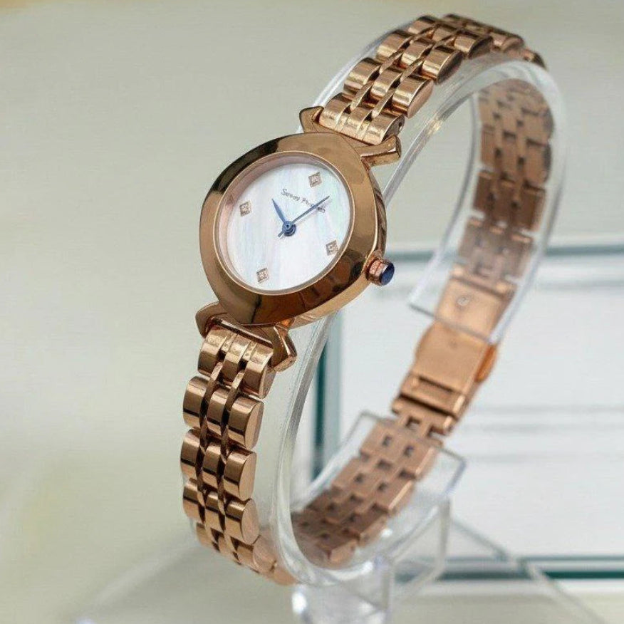WHL Round Stone Dial Women's Watch