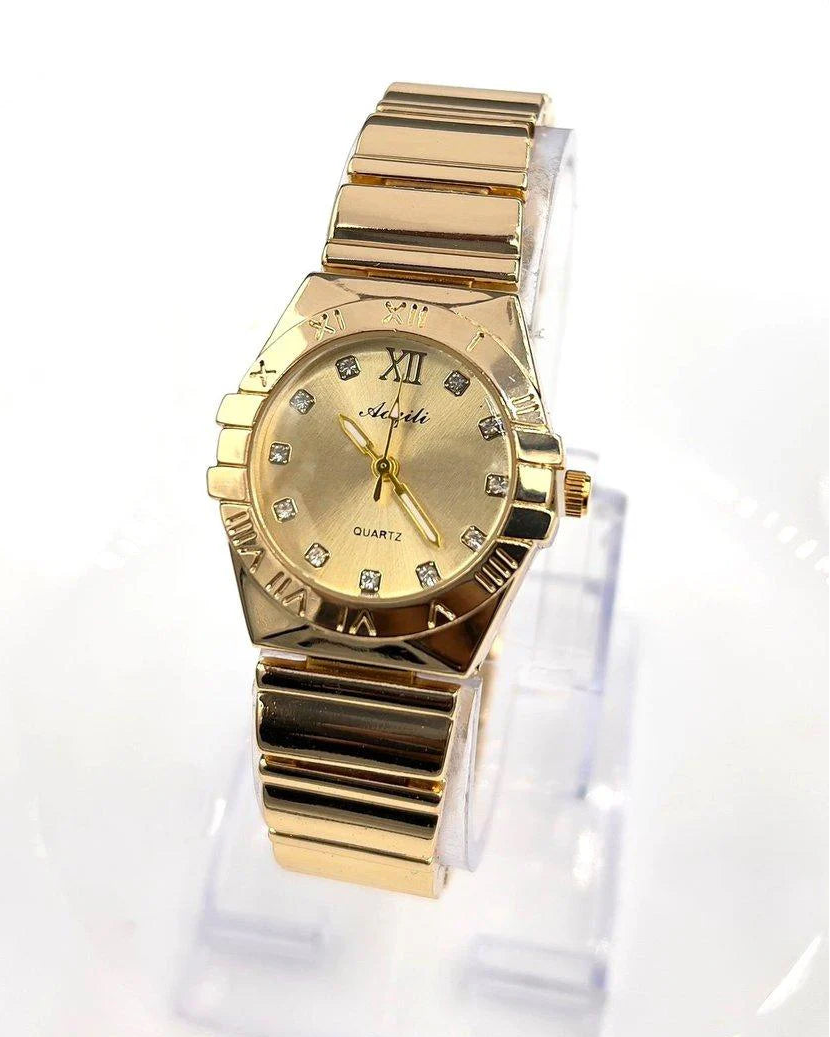 WHL Round Stone Dial Women's Watch