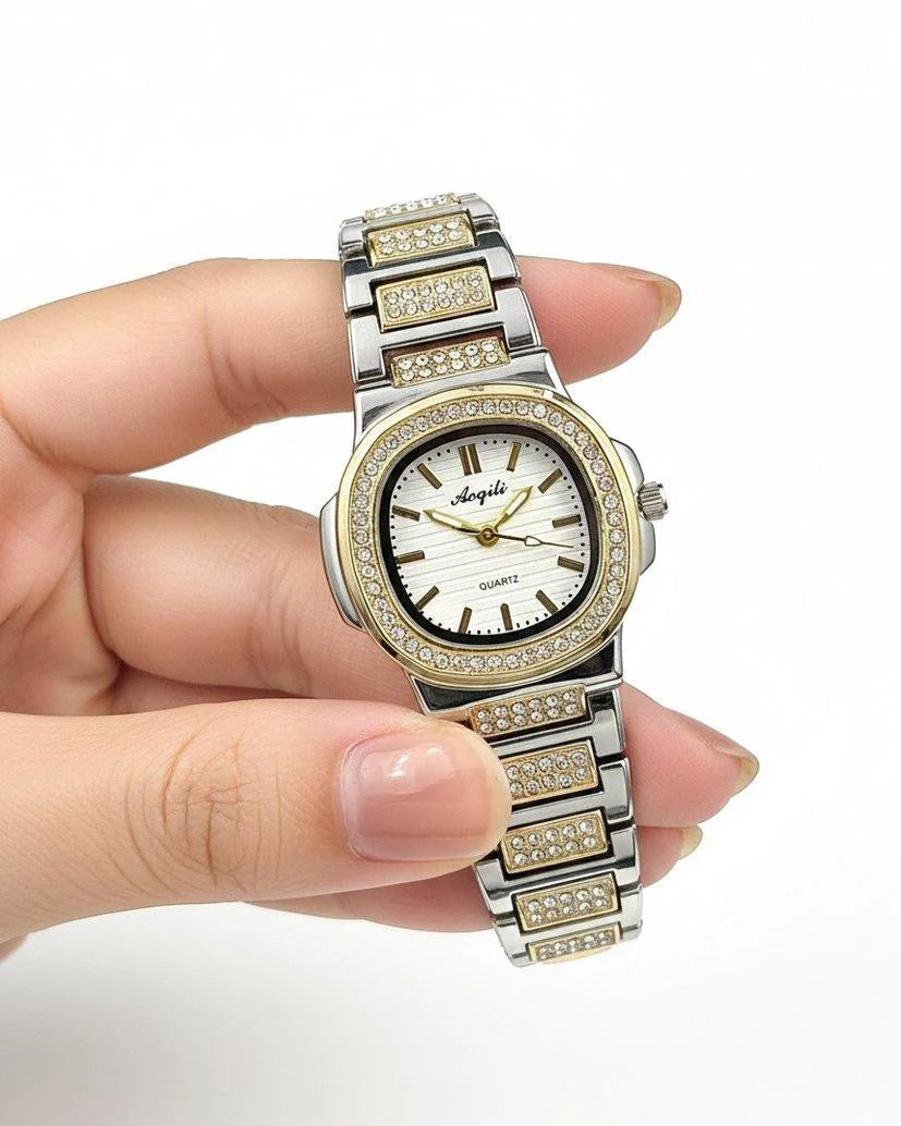 WHL Round Two Tone Women's Watch