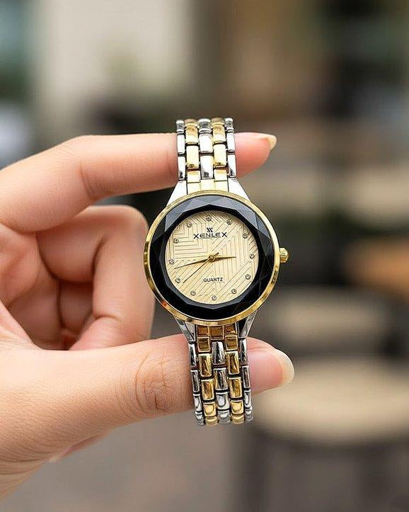 WHL Round Two Tone Women's Watch