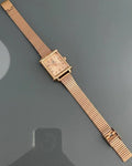 WHL Square Flower Shafal Chain Women's Watch