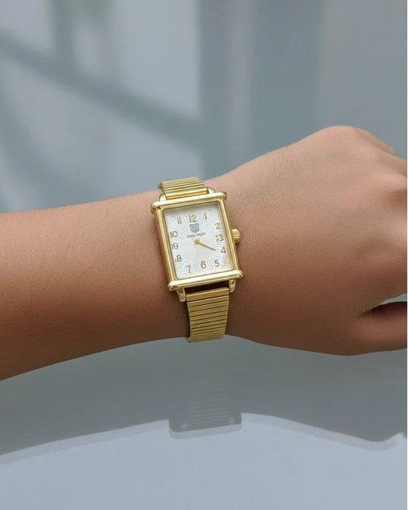 WHL Square Flower Shafal Chain Women's Watch