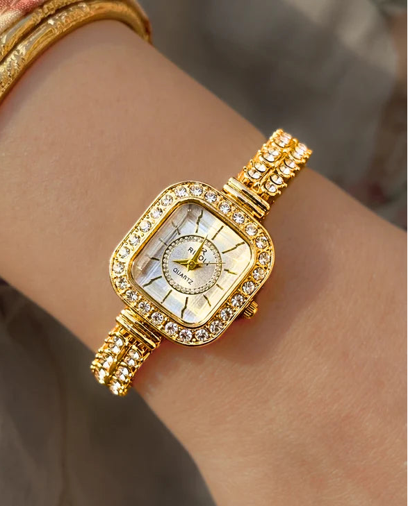WHL Square Stone Dial Women's Watch