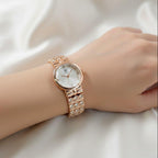 WHL Round Stone Bracelet Women's Watch