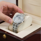 WHL Round Stone Dial Women's Watch